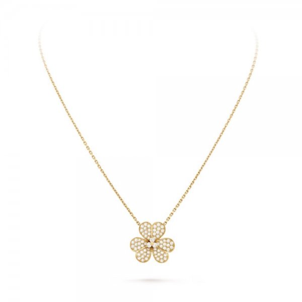 [Okajuri Jewelry]FLOWER DIAMOND NECKLACE