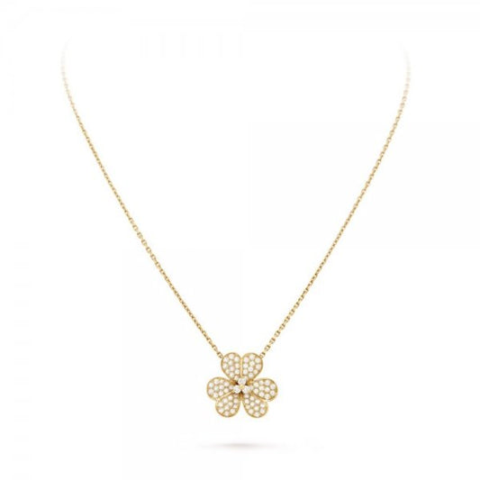 [Okajuri Jewelry]FLOWER DIAMOND NECKLACE