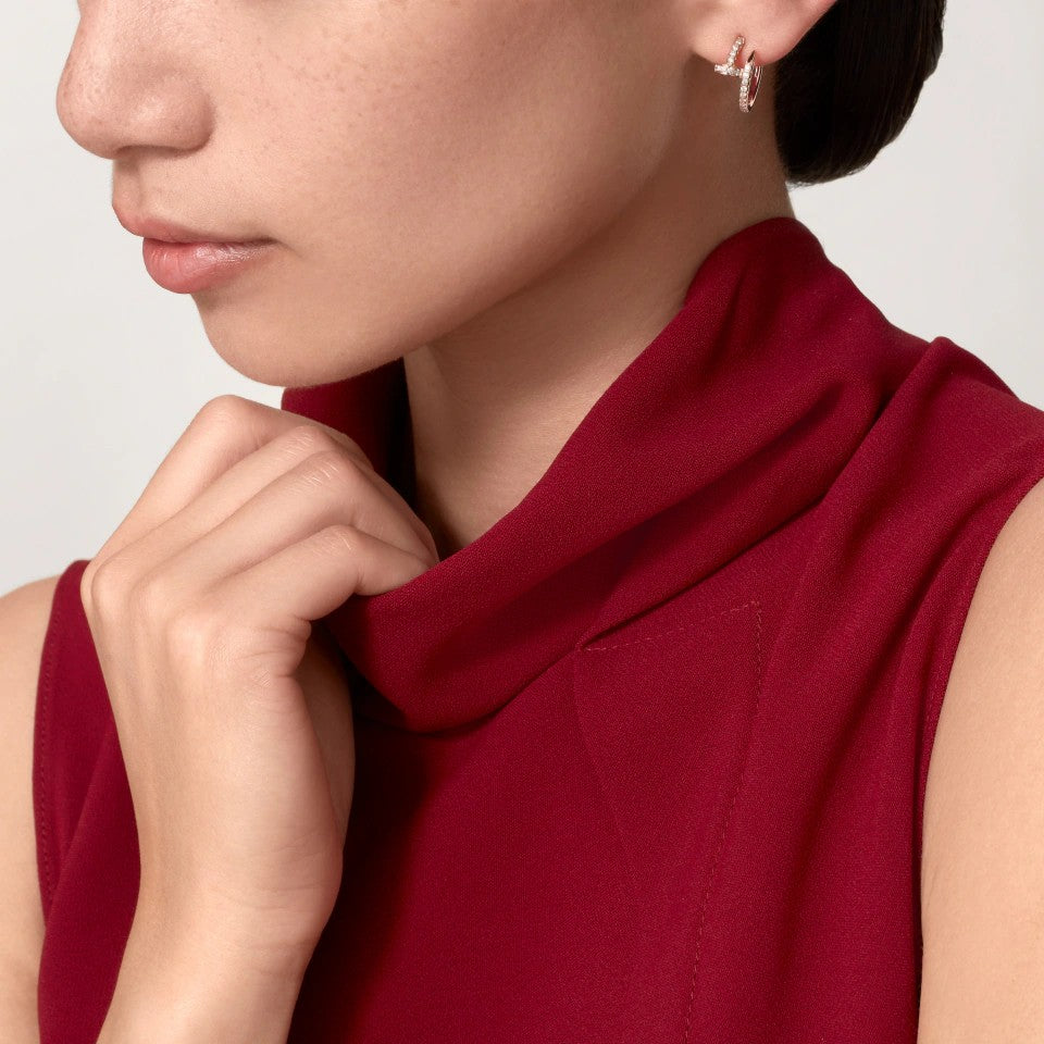 [Okajuri Jewelry] JUSTE FULL DIAMOND SMALL EARRINGS