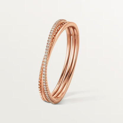[Okajuri Jewelry] ETINCELLE HALF-PAVED DIAMOND BRACELET