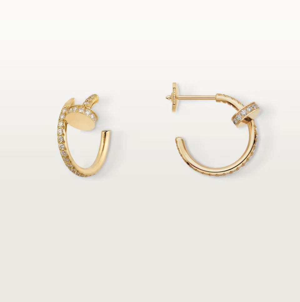 [Okajuri Jewelry] JUSTE FULL DIAMOND SMALL EARRINGS