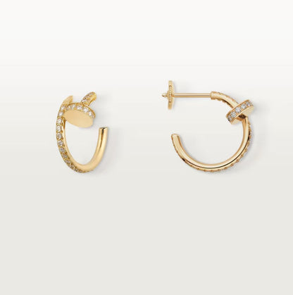 [Okajuri Jewelry] JUSTE FULL DIAMOND SMALL EARRINGS