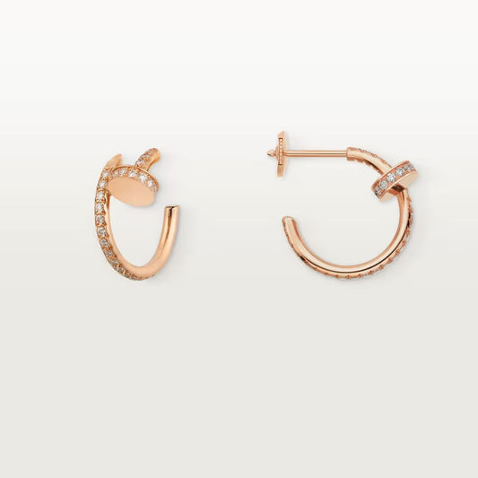 [Okajuri Jewelry] JUSTE FULL DIAMOND SMALL EARRINGS