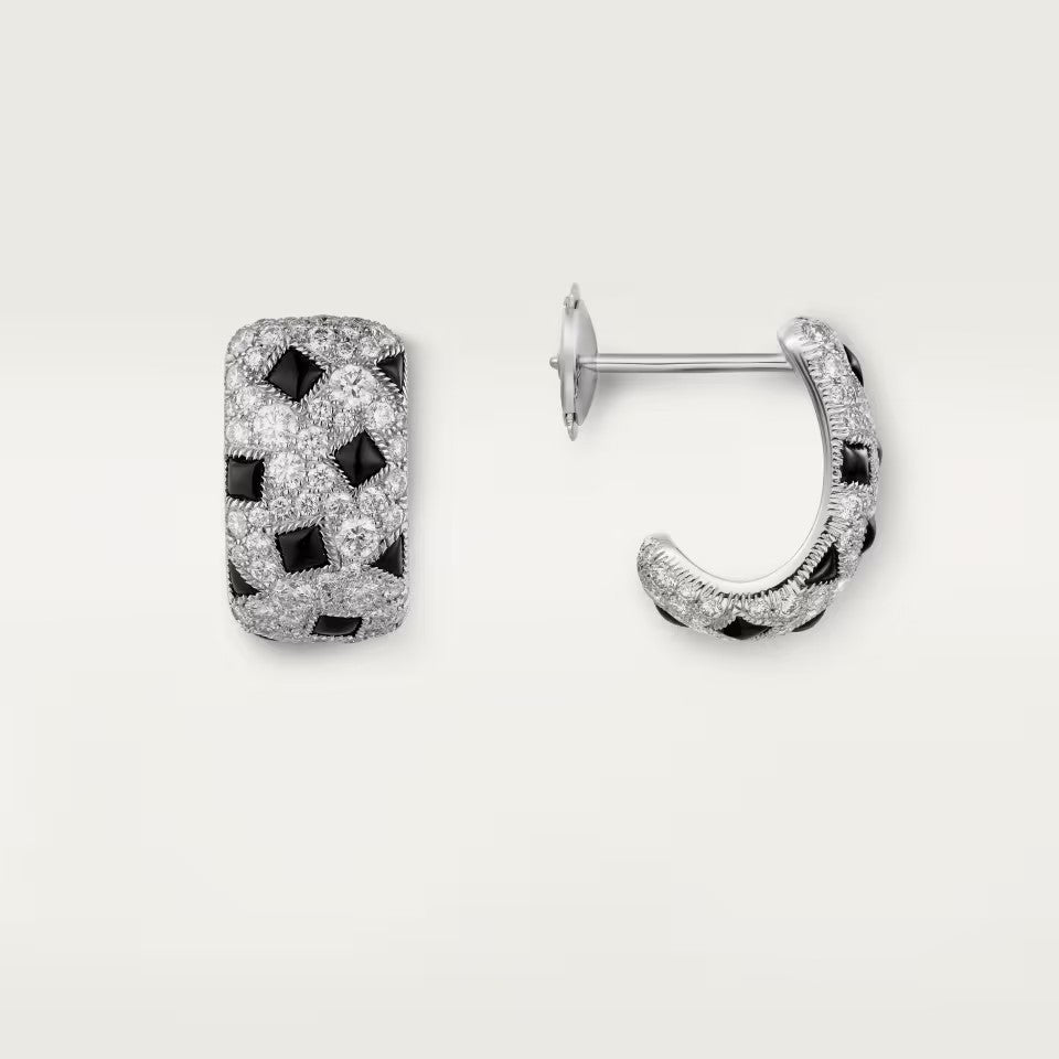 [Okajuri Jewelry] PANTHERE MINI FULL DIAMOND EARRINGS