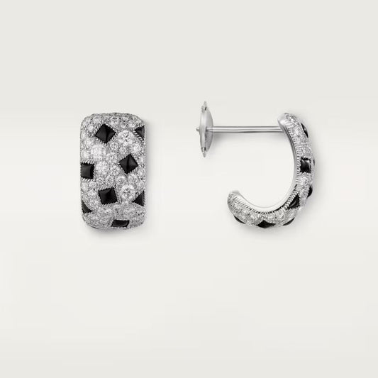 [Okajuri Jewelry] PANTHERE MINI FULL DIAMOND EARRINGS