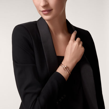 [Okajuri Jewelry] JUSTE BRACELET 3.5MM DOUBLE ROW DIAMOND