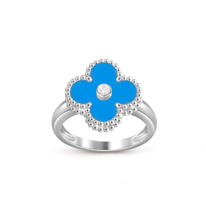 [Okajuri Jewelry] CLOVER SILVER DIOMND RING COLLECTION