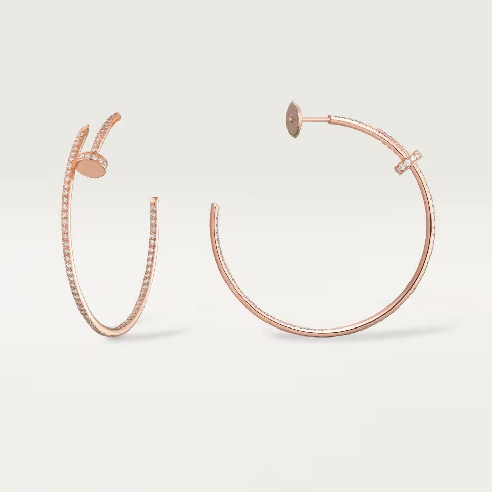 [Okajuri Jewelry] JUSTE FULL DIAMOND LARGE EARRINGS