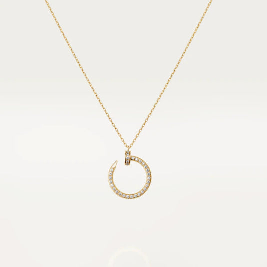 [Okajuri Jewelry]JUSTE NECKLACE GOLD DIAMONDS