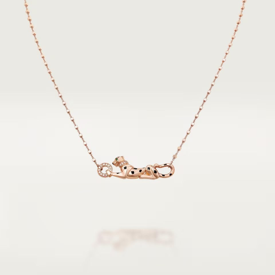 [Okajuri Jewelry] PANTHERE FULL DIAMOND NECKLACE