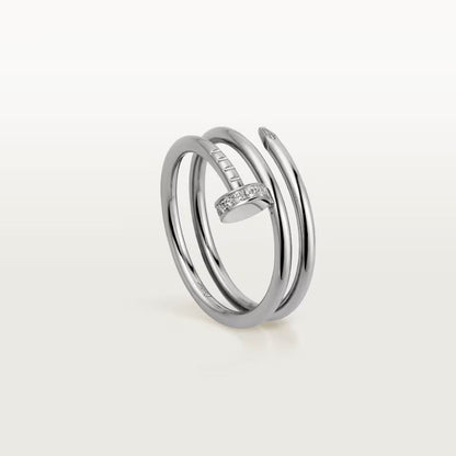 [Okajuri Jewelry] JUSTE RING 4.8MM HALF DIAMOND