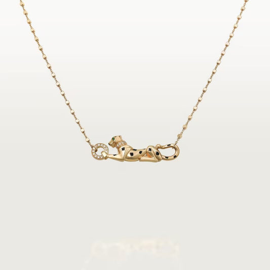 [Okajuri Jewelry] PANTHERE FULL DIAMOND NECKLACE