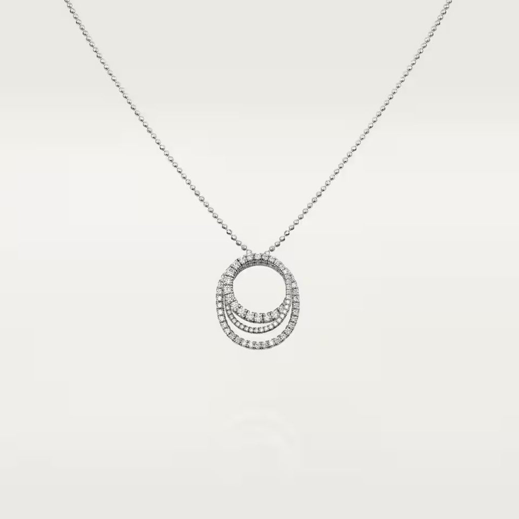 [Okajuri Jewelry] ETINCELLE  FULL DIAMOND NECKLACE