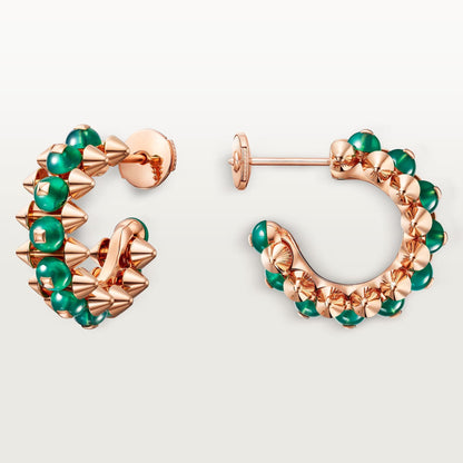 [Okajuri Jewelry] CLASH 7.9MM AGATE CHALCEDONY EARRINGS