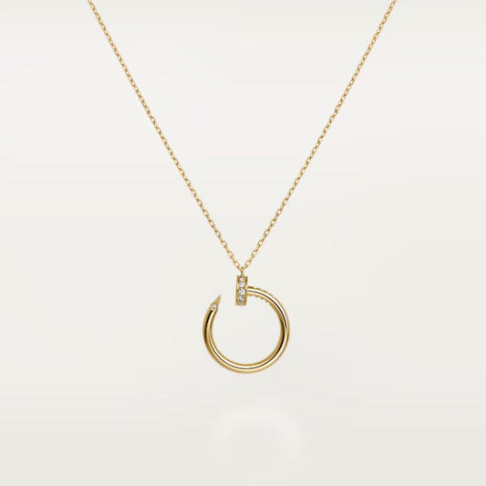 [Okajuri Jewelry] JUSTE NECKLACE HALF DIAMOND