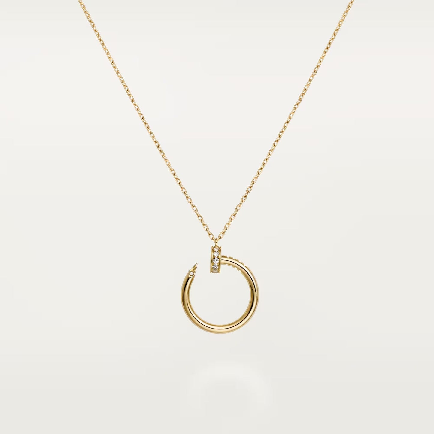 [Okajuri Jewelry] JUSTE NECKLACE HALF DIAMOND