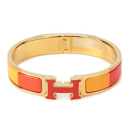 [Okajuri Jewelry]H BRACELET ORANGE RAINBOW CERAMIC