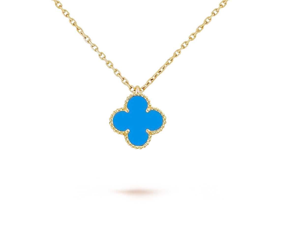 [Okajuri Jewelry] CLOVER MINI 9.5MM CARNELIANS NECKLACE COLLECTION