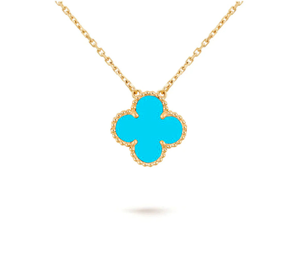 [Okajuri Jewelry] CLOVER 15MM SINGLE FLOWER NECKLACE COLLECTION