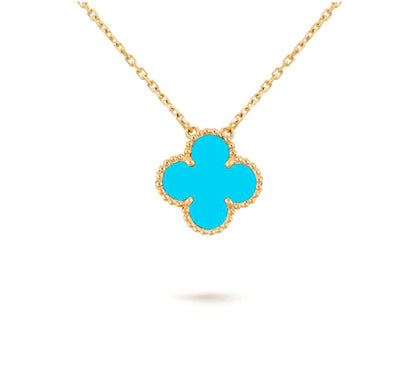 [Okajuri Jewelry] CLOVER 15MM SINGLE FLOWER NECKLACE COLLECTION