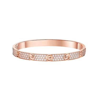 [Okajuri Jewelry] LOVE BRACELET 6.1MM DIAMOND-PAVED