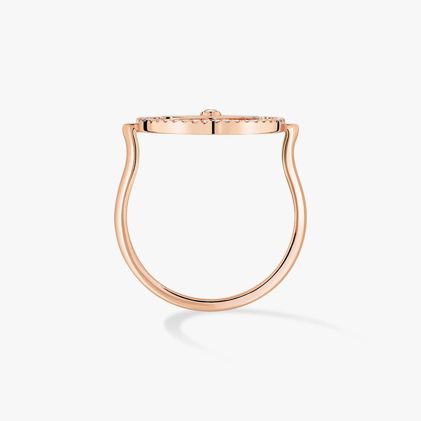 [Okajuri Jewelry]LUCKY MOVE PINK GOLD DIAMOND RING