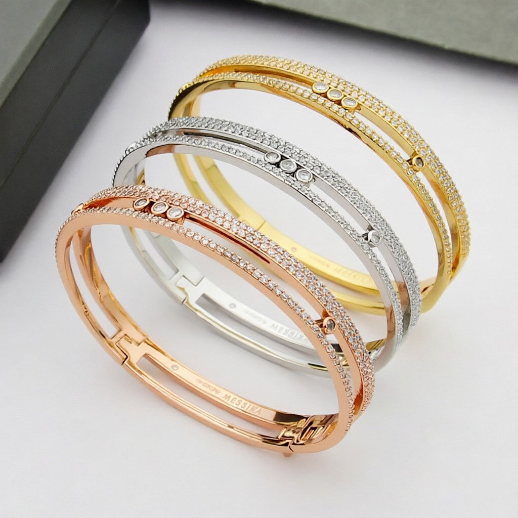 [Okajuri Jewelry]Move Romane pavé bangle