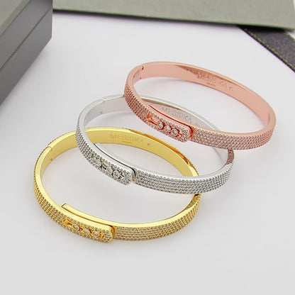 [Okajuri Jewelry]Move Noa Full Pavé Diamond Bangle Bracelet