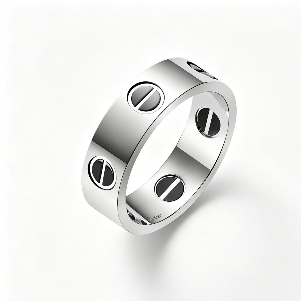 [Okajuri Jewelry] LOVE RING 5.5MM NO DIAMONDS  CERAMIC