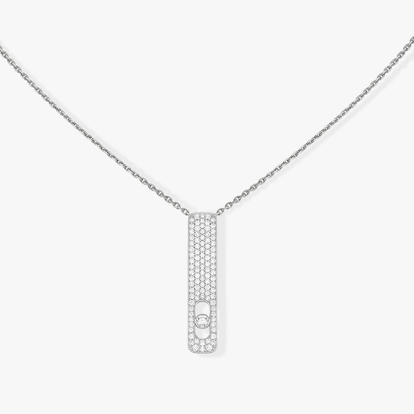 [Okajuri Jewelry]MY FIRST DIAMOND PAVED NECKLACE