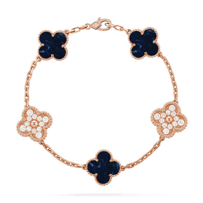 [Okajuri Jewelry] CLOVER 5 MOTIF PIETERSITE BRACELET COLLECTION