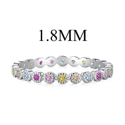 [Okajuri Jewelry]Unique Scintillating Round Cut Daily Ring