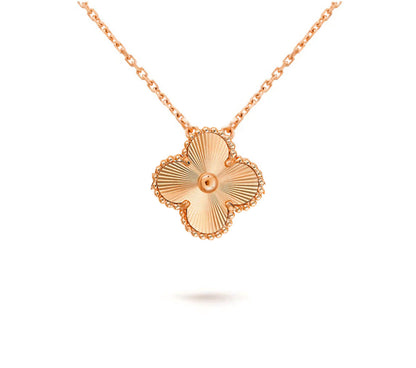 [Okajuri Jewelry] CLOVER 15MM SINGLE FLOWER NECKLACE COLLECTION