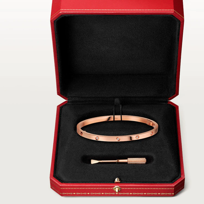 [Okajuri Jewelry] LOVE BRACELET 3.65MM 10 DIAMONDS