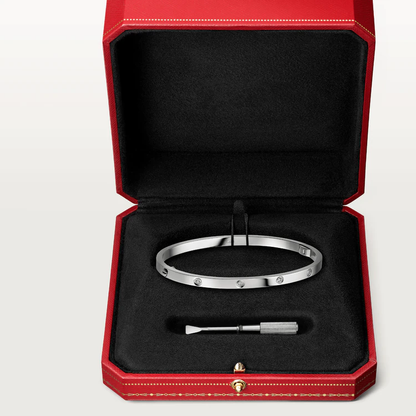 [Okajuri Jewelry] LOVE BRACELET 3.65MM 10 DIAMONDS