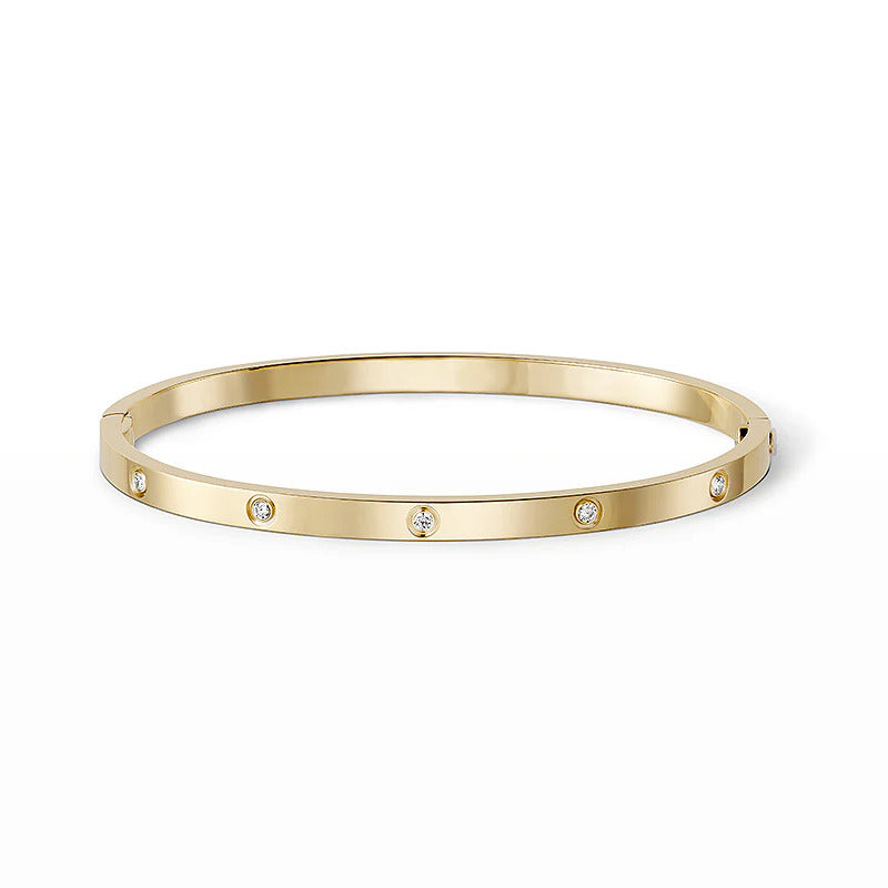 [Okajuri Jewelry] LOVE BRACELET 3.65MM 10 DIAMONDS