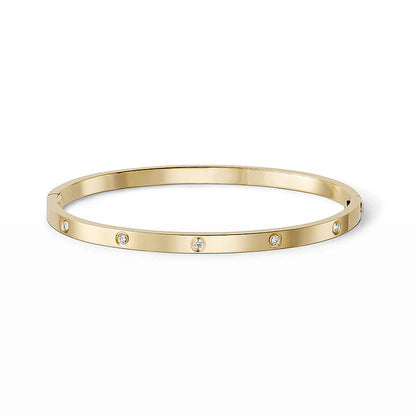 [Okajuri Jewelry] LOVE BRACELET 3.65MM 10 DIAMONDS