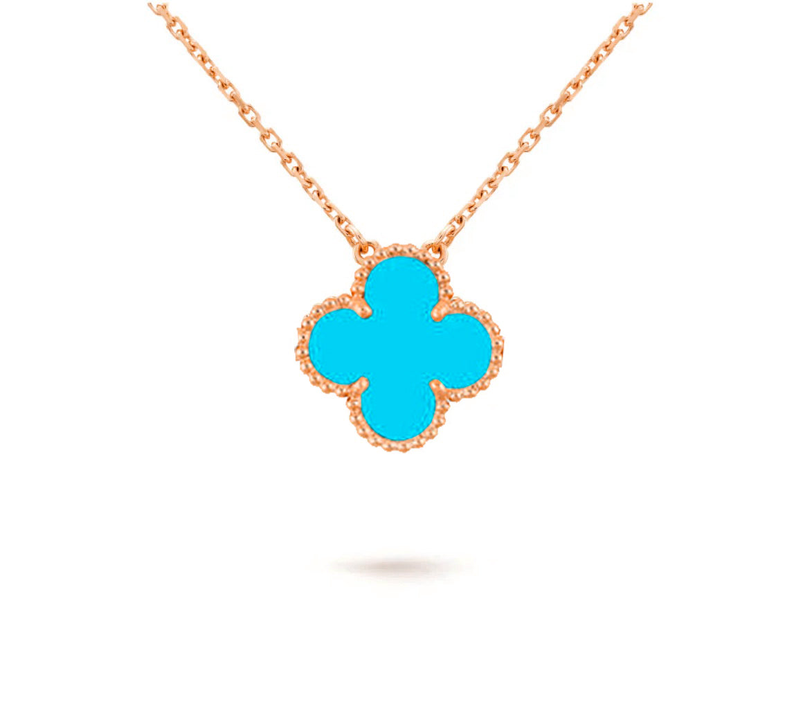 [Okajuri Jewelry] CLOVER 15MM SINGLE FLOWER NECKLACE COLLECTION