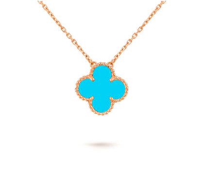 [Okajuri Jewelry] CLOVER 15MM SINGLE FLOWER NECKLACE COLLECTION