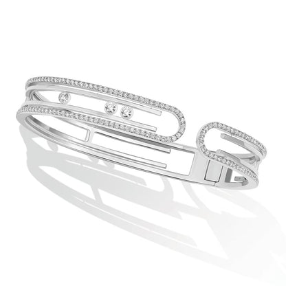 [Okajuri Jewelry]MOVE 10TH PAVED DIAMOND BRACELET