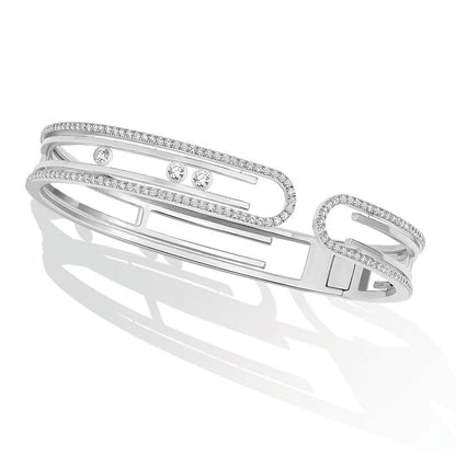 [Okajuri Jewelry]MOVE 10TH PAVED DIAMOND BRACELET