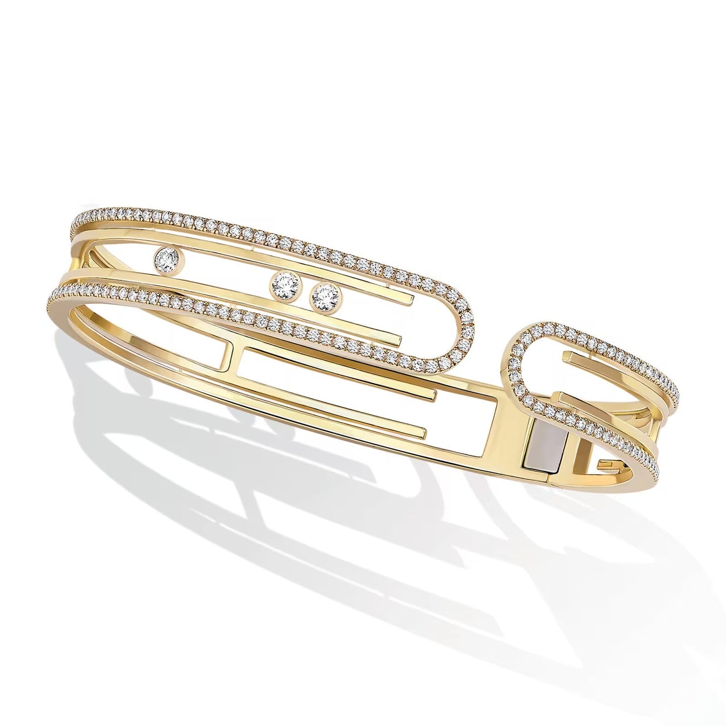 [Okajuri Jewelry]MOVE 10TH PAVED DIAMOND BRACELET