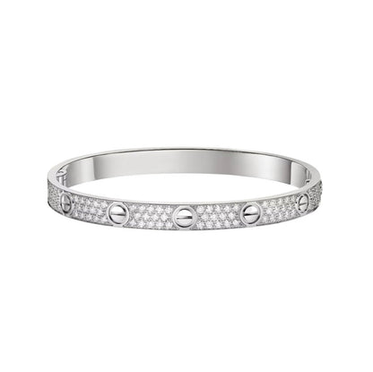 [Okajuri Jewelry] LOVE BRACELET 6.1MM DIAMOND-PAVED