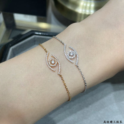 [Okajuri Jewelry]Lucky Eye Pave-Set Diamond Bracelet