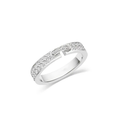 [Okajuri Jewelry]ALLIANCE LIENS VIDENCE PAVED DIAMOND 4MM RING