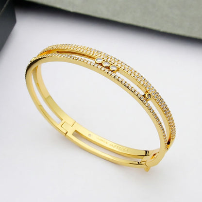 [Okajuri Jewelry]Move Romane pavé bangle