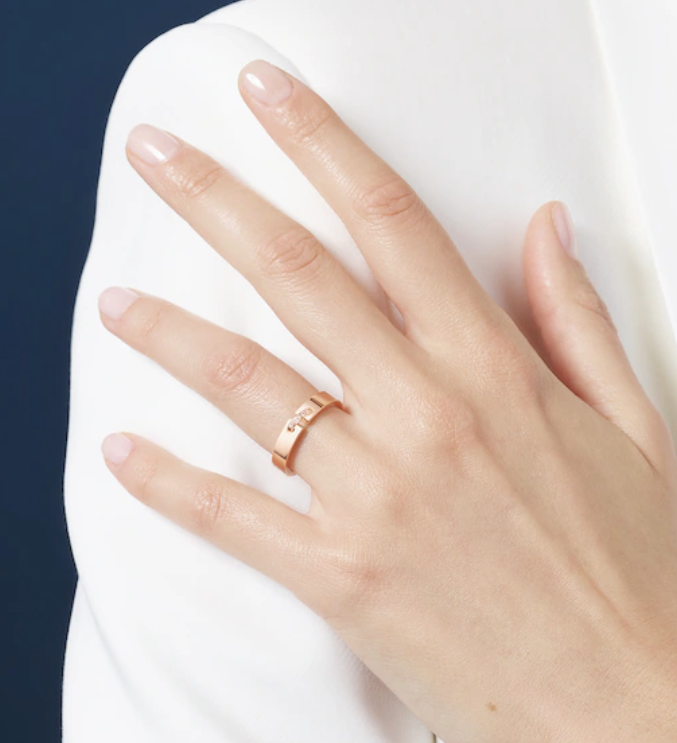 [Okajuri Jewelry]ALLIANCE LIENS VIDENCE DIAMOND 4MM RING