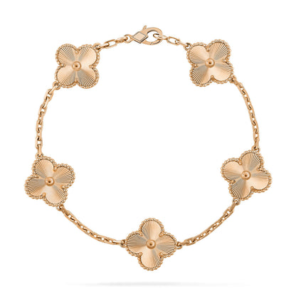 [Okajuri Jewelry]  CLOVER 5 MOTIF LASER BRACELET COLLECTION