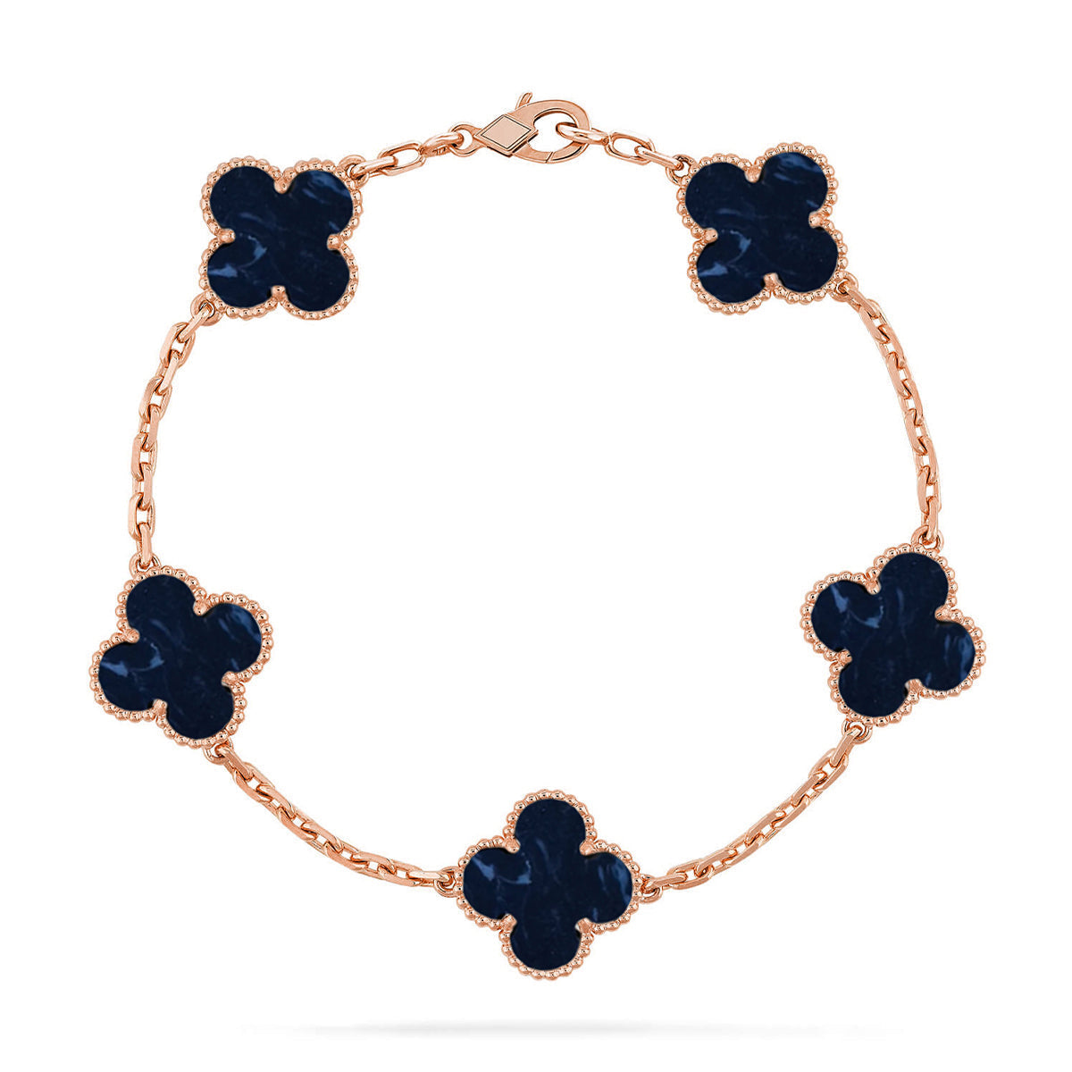 [Okajuri Jewelry] CLOVER 5 MOTIF PIETERSITE BRACELET COLLECTION