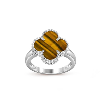 [Okajuri Jewelry] CLOVER SILVER RING COLLECTION